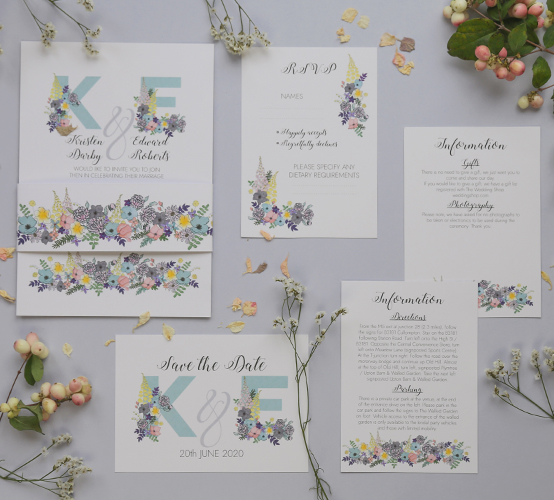 The Amelia Wedding Stationery Collection