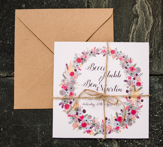 Invitation from The Alice Wedding Stationery Collection