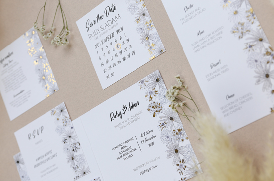 Alma - an ABCD wedding stationery collection