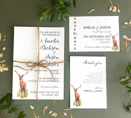 Audrey wedding stationery collection