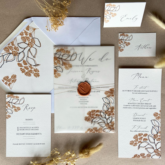 Beau Wedding stationery collection
