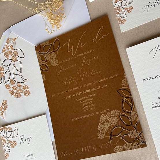 Beau Wedding stationery collection